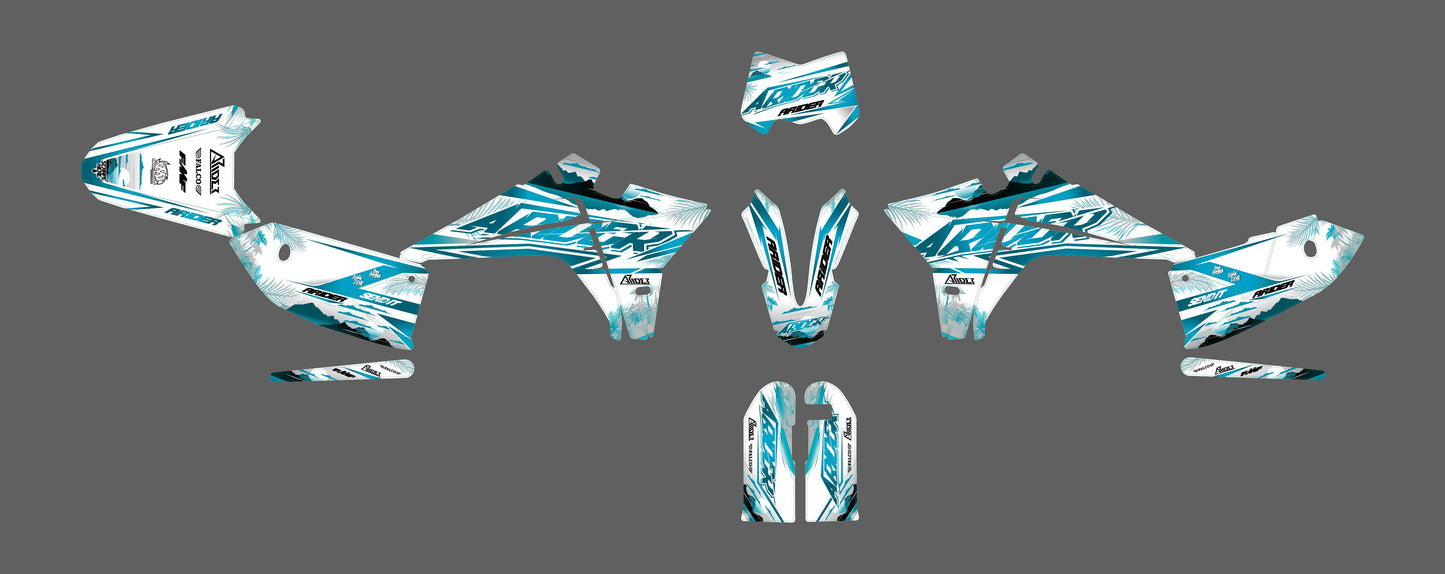 Graphics Kit suitable for Fantic XMF 50 / 125 - Pine Edition