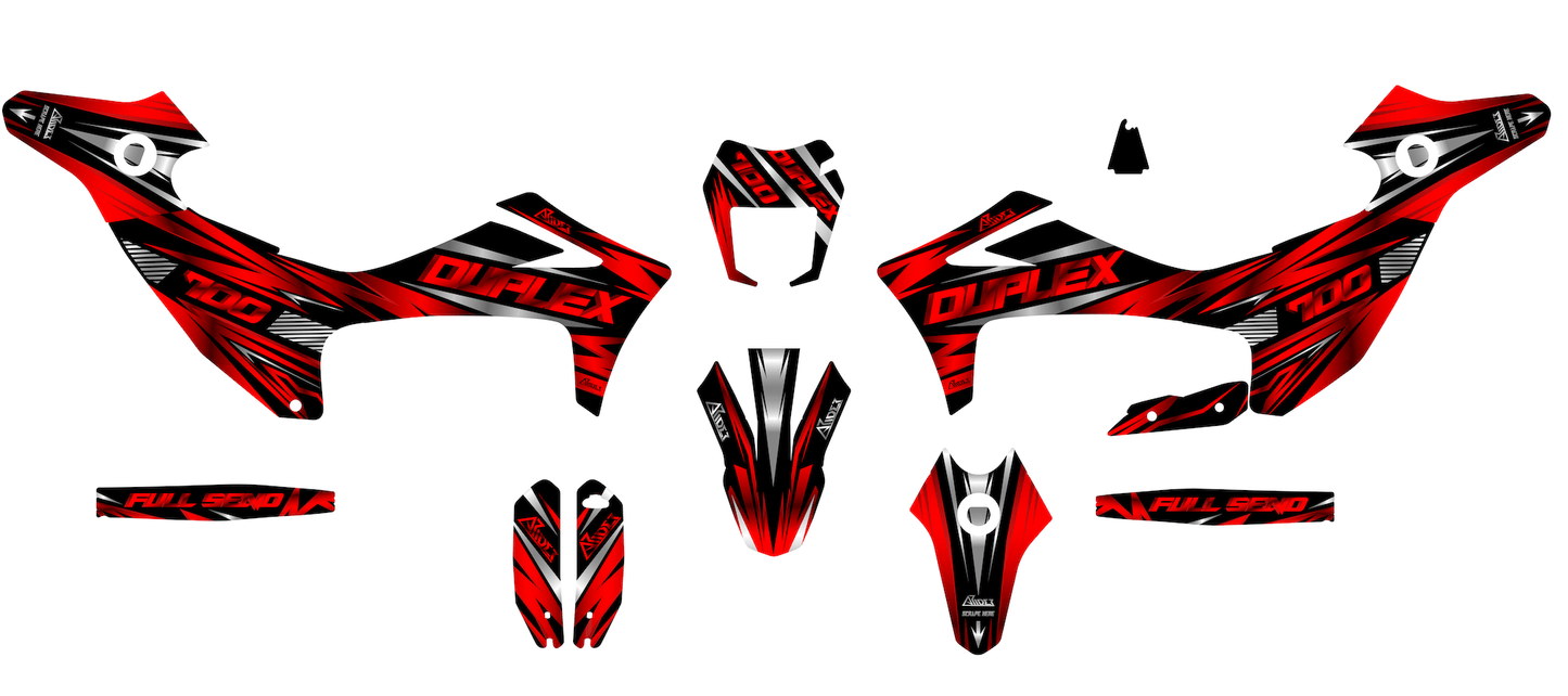 Graphics Kit suitable for GasGas 700 - Duplex Edition