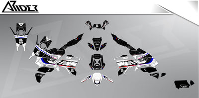 Dekor passend für BMW R1250 GS Dekor - Outrider Edition