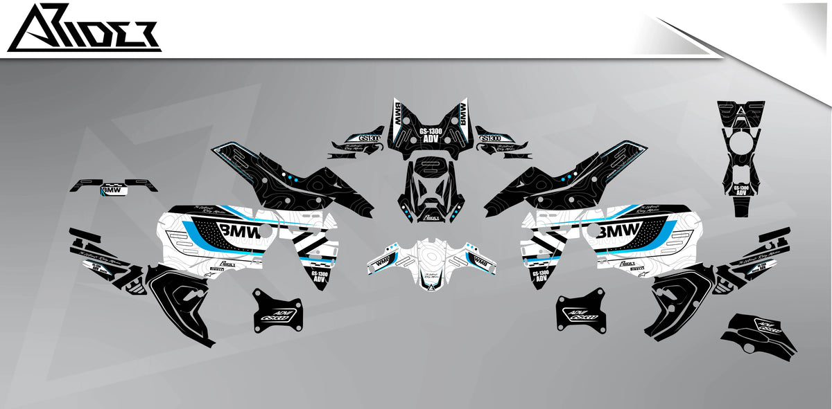 Dekor passend für BMW R 1300 GS Adventure Dekor - Expedition Edition - Arider