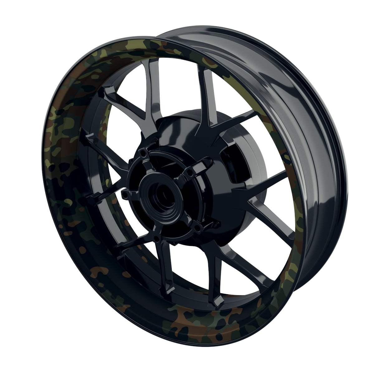 Felgenaufkleber German camouflage 2 Wheelsticker Premium keine
