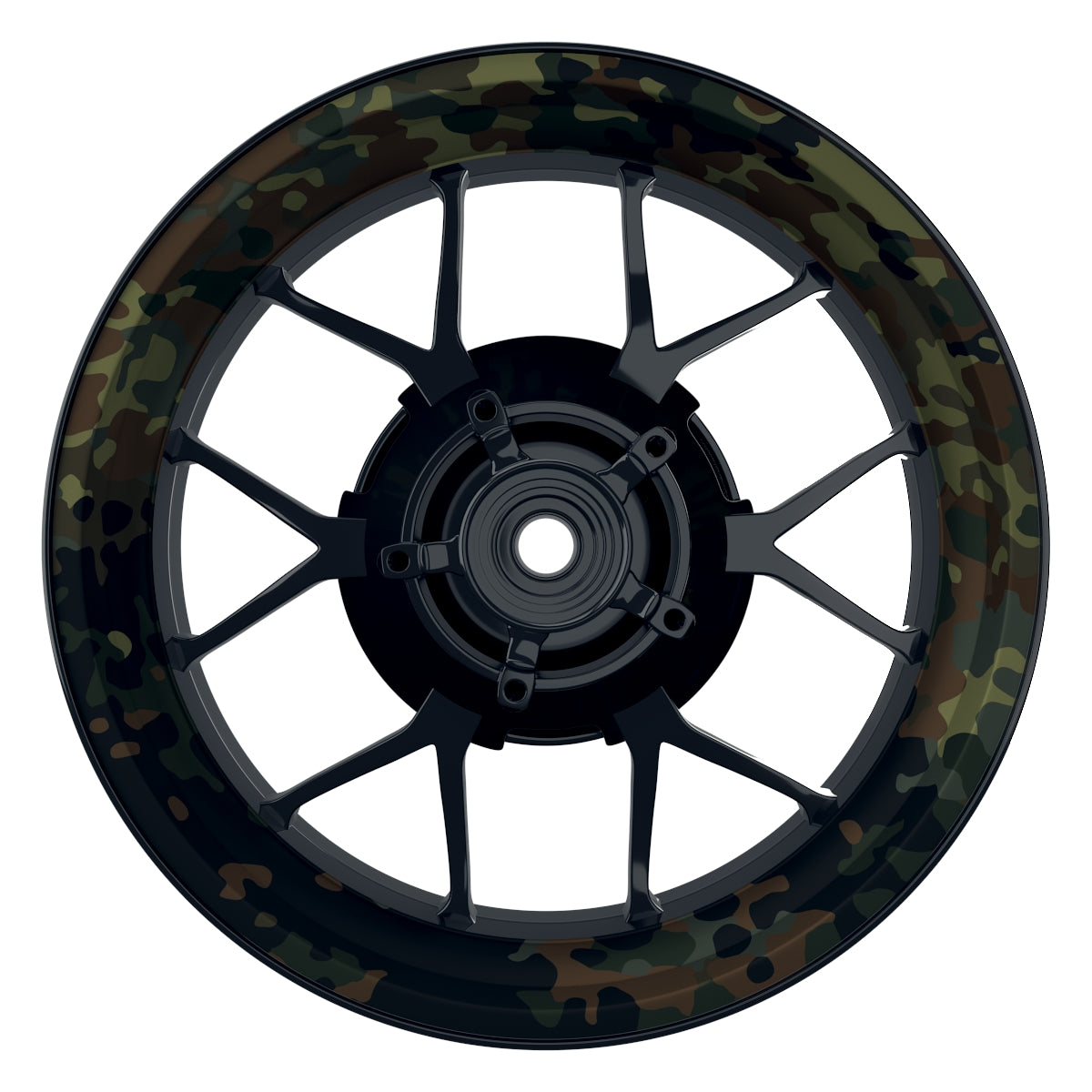 Felgenaufkleber German camouflage Wheelsticker Premium keine