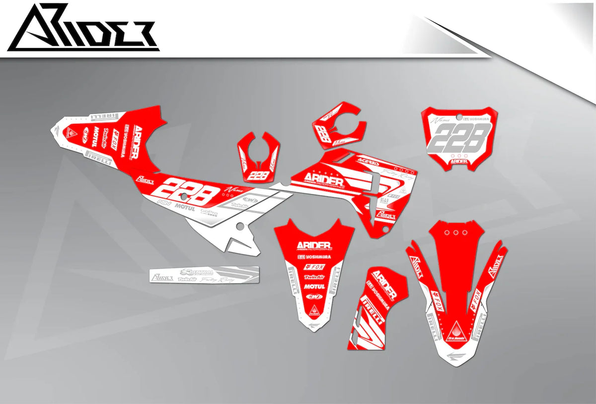 Dekor passend für Honda CRF / CR - Clean Edition - Arider
