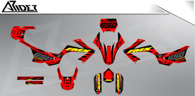 Graphics Kit suitable for Honda FMX 650 - Factory Edition