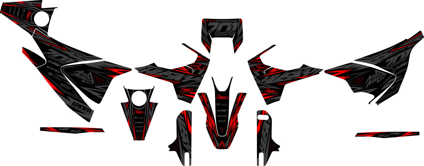 Graphics Kit suitable for Husqvarna 701 - Apex Edition