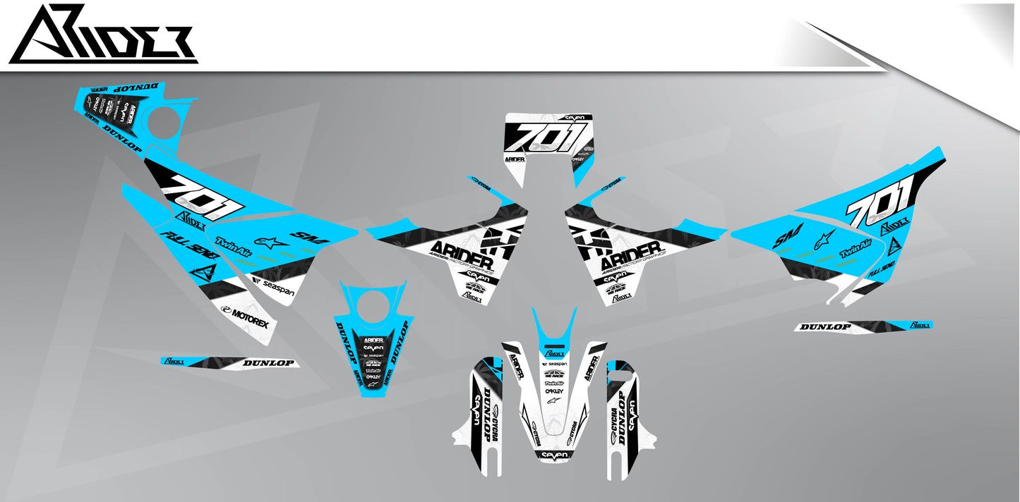 Graphics Kit suitable for Husqvarna 701 - Velocity Edition