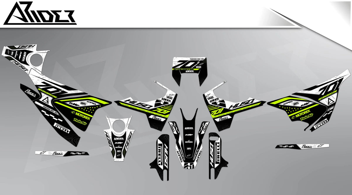 Dekor passend für Husqvarna 701 - Havoc Edition - Arider