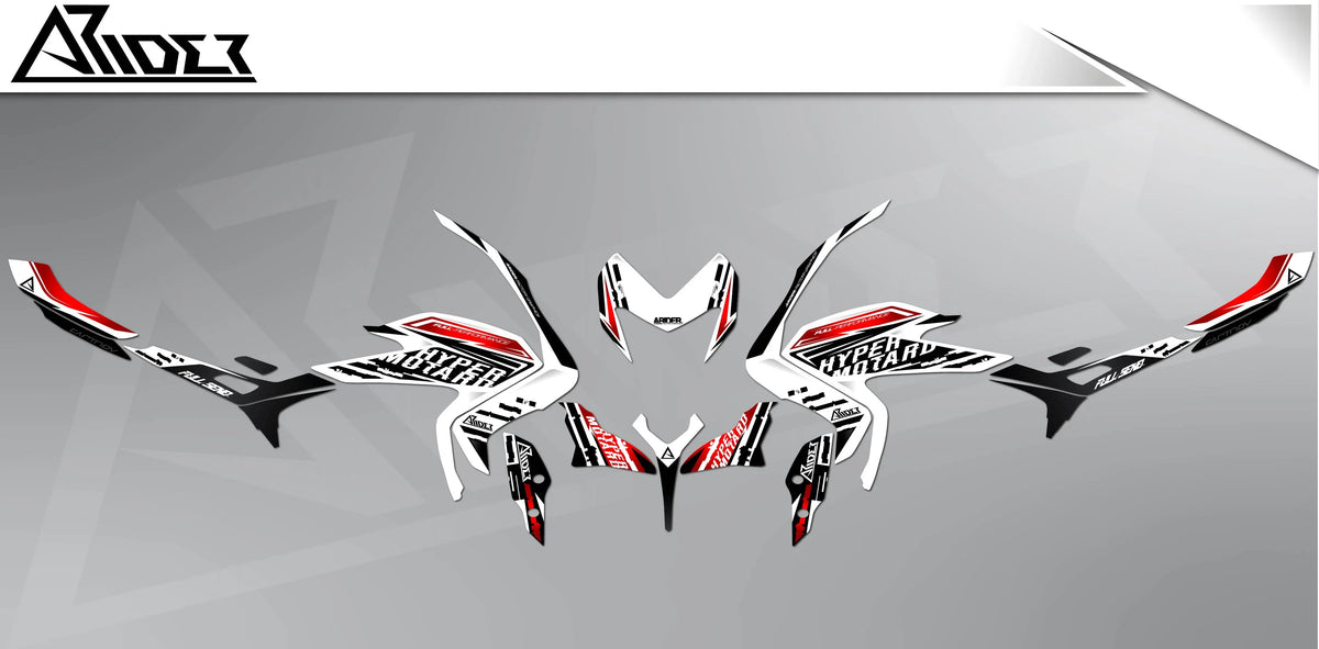 Dekor passend für Ducati Hypermotard 821-939 - Factory Edition - Arider