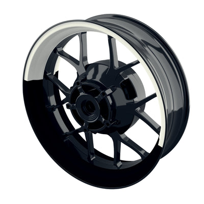 Suzuki GSXR 1000 Felgenaufkleber Gixxer 1000 halb halb Wheelsticker Premium weiss