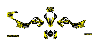 Graphics Kit suitable for Honda FMX 650 - Duplex Edition