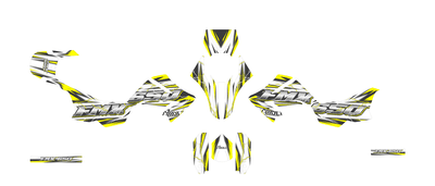 Graphics Kit suitable for Honda FMX 650 - Hydro Edition