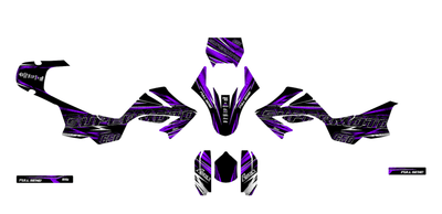 Graphics Kit suitable for Honda FMX 650 - Swifty Edition