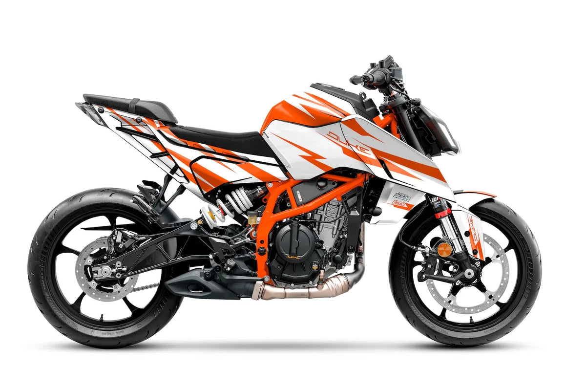 Dekor passend für KTM Duke 125 - Flash Edition - Arider