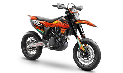 Graphics Kit suitable for KTM 690 SMC-R - Riot Edition
