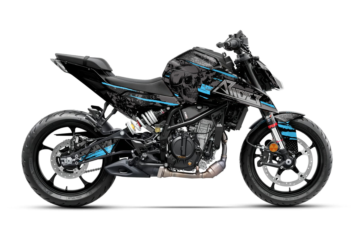 Dekor passend für KTM Duke 125 - Skull Edition - Arider