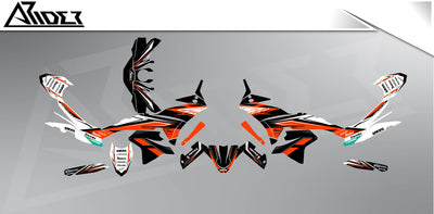 Graphics Kit suitable for KTM 890 Adventure - World Edition
