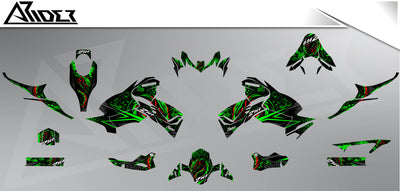 Graphics Kit suitable for Kawasaki Z900 - Dragon Edition