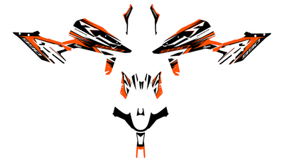 Graphics Kit suitable for KTM Duke 990 - Racing Edition