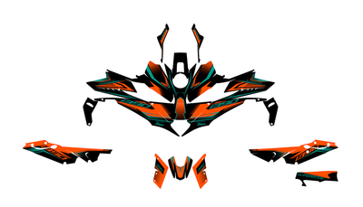 Graphics Kit suitable for KTM Super Duke 1390 - Classic Edition