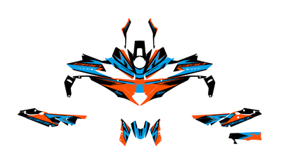 Graphics Kit suitable for KTM Super Duke 1390 - Racing Edition