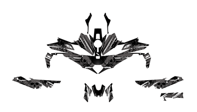 Graphics Kit suitable for KTM Super Duke 1390 - Skull Edition