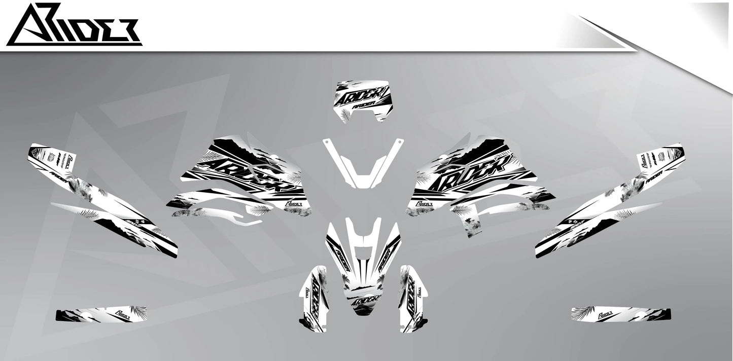 Dekor passend für Malaguti XSM 125 - Pine Edition - Arider