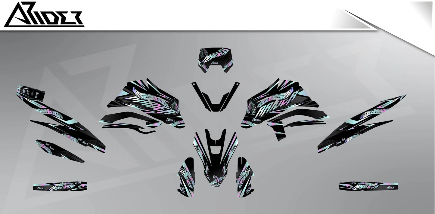 Dekor passend für Malaguti XSM 125 - Beast Edition - Arider