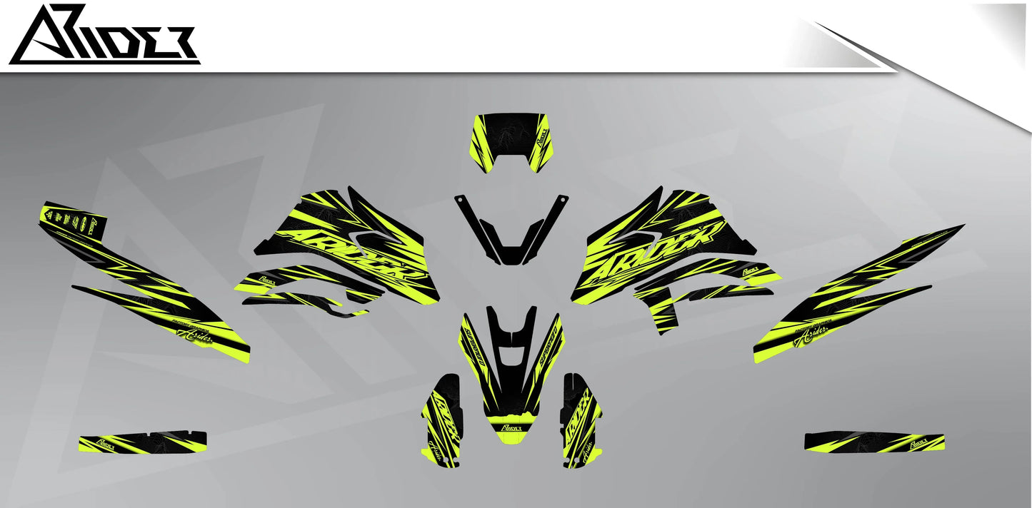 Dekor passend für Malaguti XSM 125 - Peak Edition - Arider