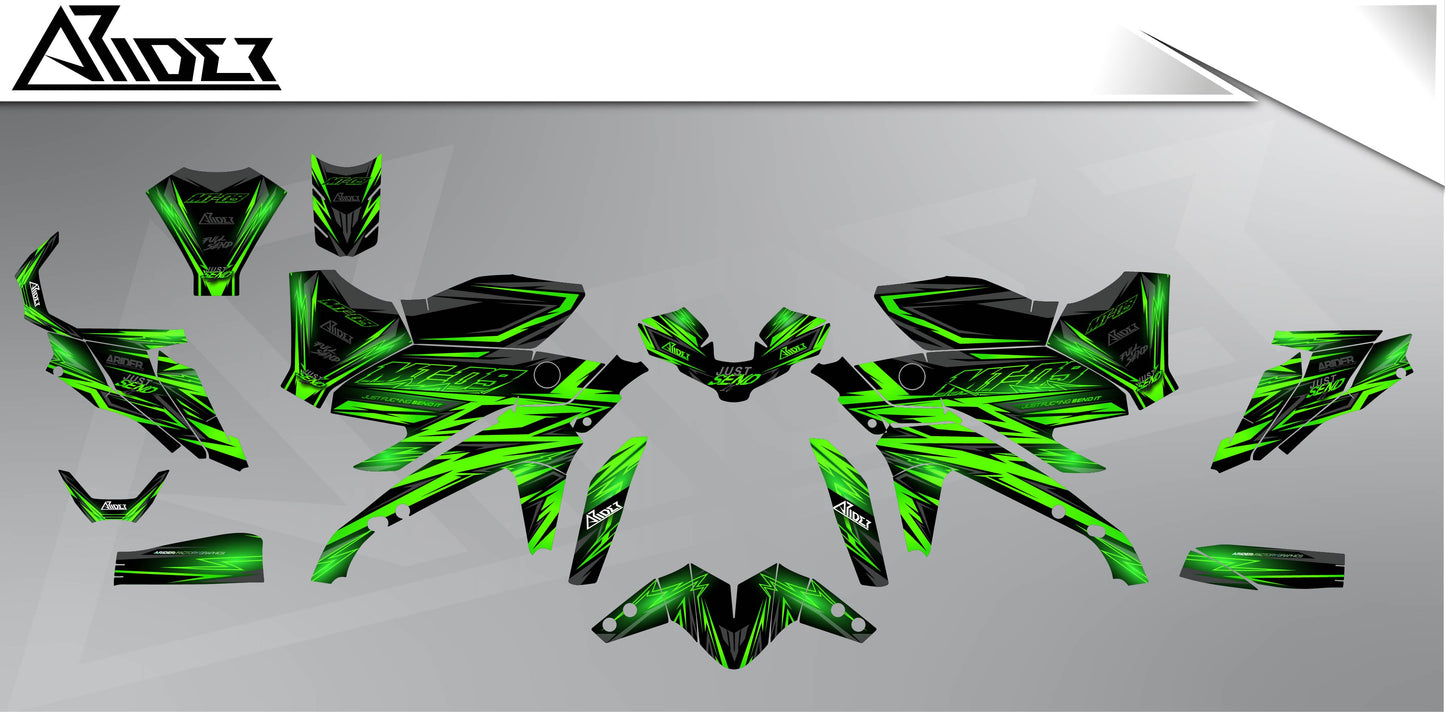 Graphics Kit suitable for Yamaha MT-09 - Shock Edition