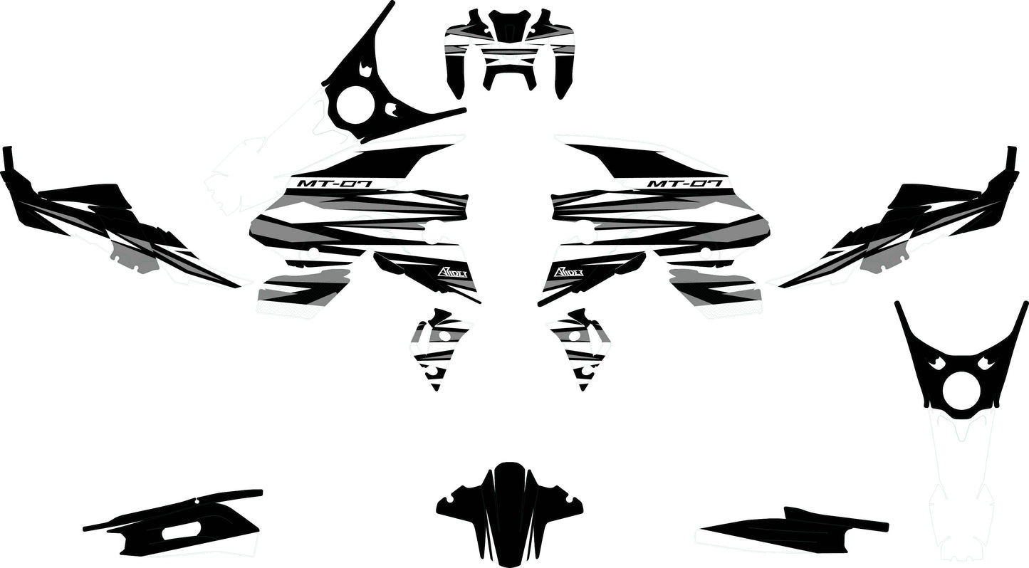 Graphics Kit suitable for Yamaha MT 07 - Beast Edition