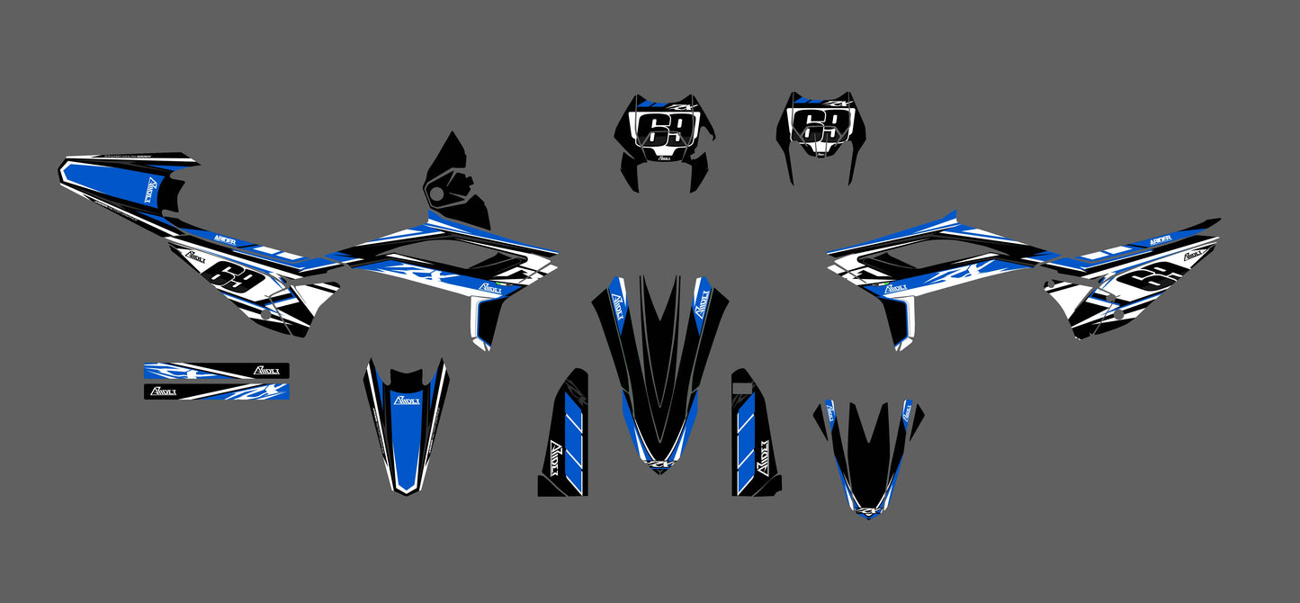 Graphics Kit suitable for Beta RR 50 / 125 - Clean Edition