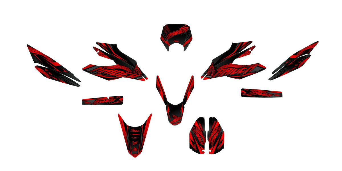 Dekor passend für Malaguti XSM 125 - Beast Edition - Arider