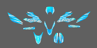 Graphics Kit suitable for Malaguti XSM 125 - Breeze Edition