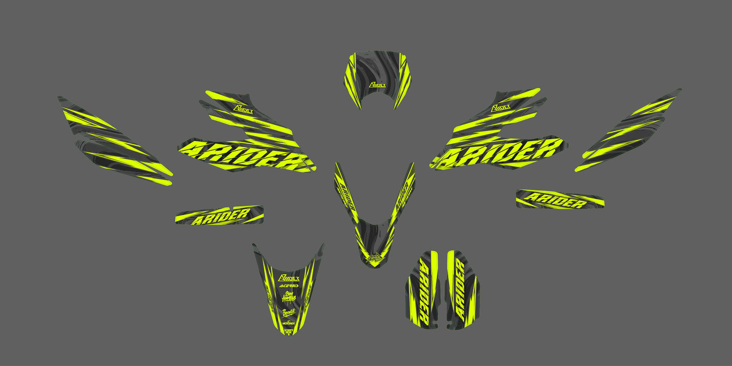 Kit déco adapté pour Malaguti XSM 125 - Édition Breeze