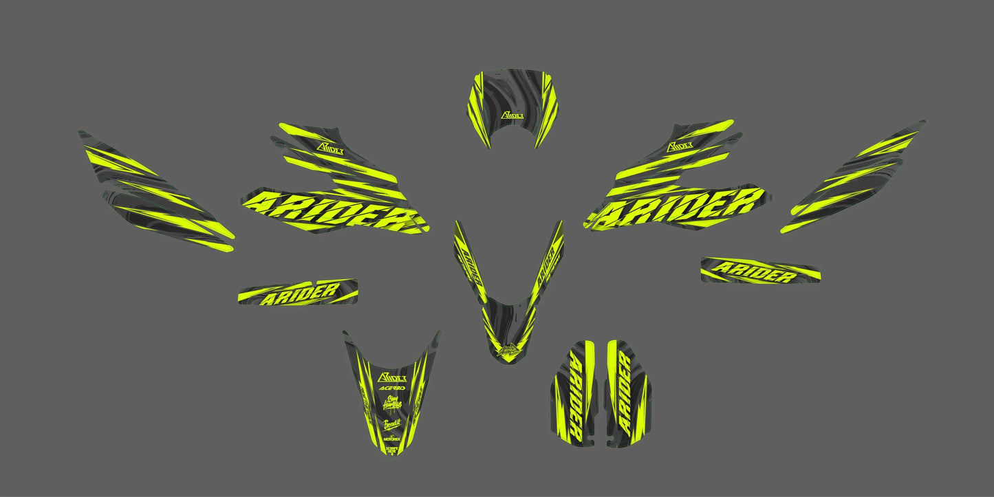 Dekor passend für Malaguti XSM 125 - Breeze Edition - Arider