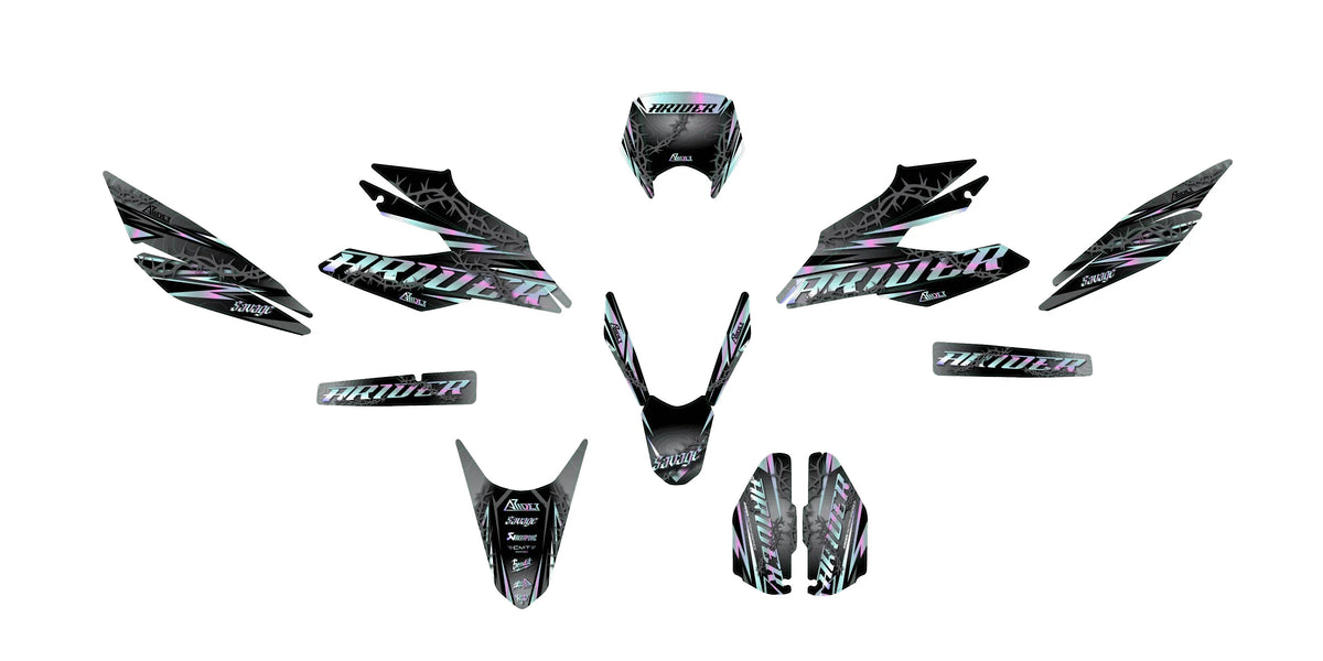 Dekor passend für Malaguti XSM 125 - Razor Edition - Arider