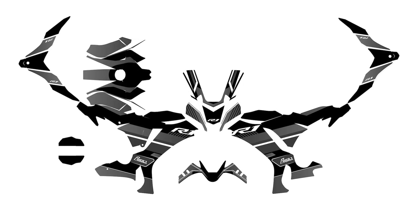 Dekor passend für Yamaha R1 - Metric Edition - Arider