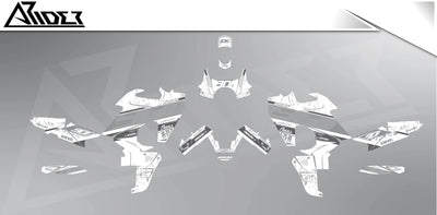 Dekor passend für Husqvarna Norden 901 - 3D Edition - Arider