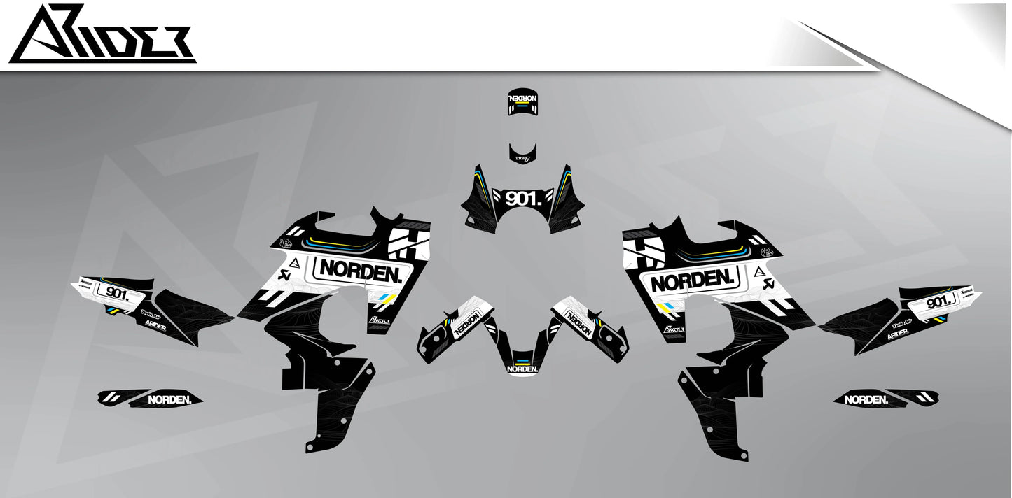 Dekor passend für Husqvarna Norden 901 - Expedition Edition - Arider