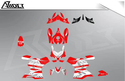 Dekor passend für Ducati Panigale V2 - Drag Edition - Arider