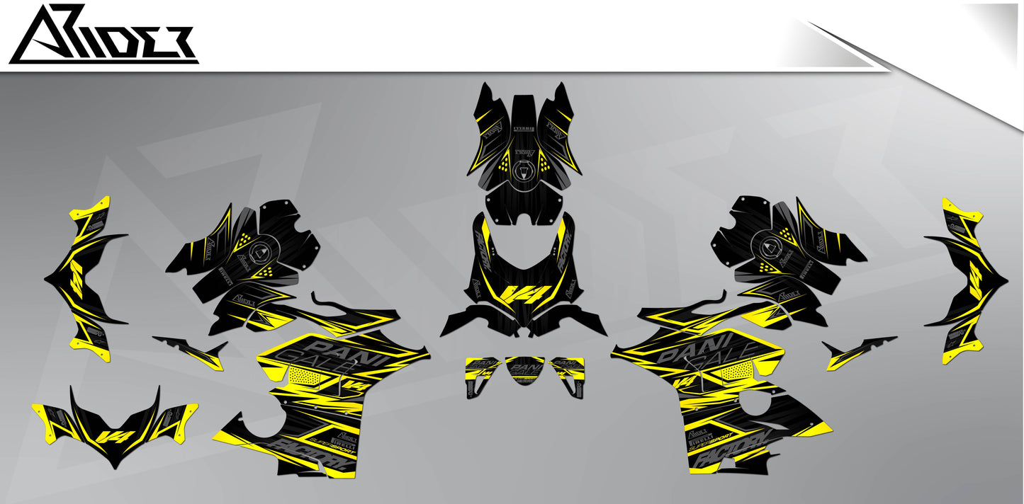 Graphics Kit suitable for Ducati Panigale V4 - Nitro Edition