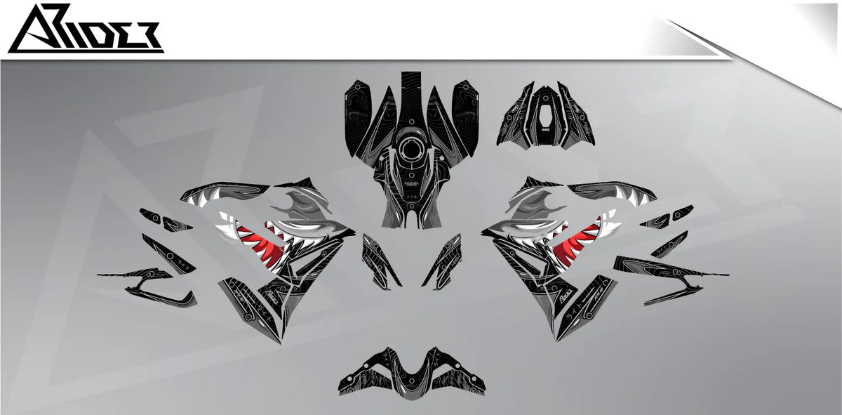 Dekor passend für BMW S 1000 R - ShaRk Edition - Arider