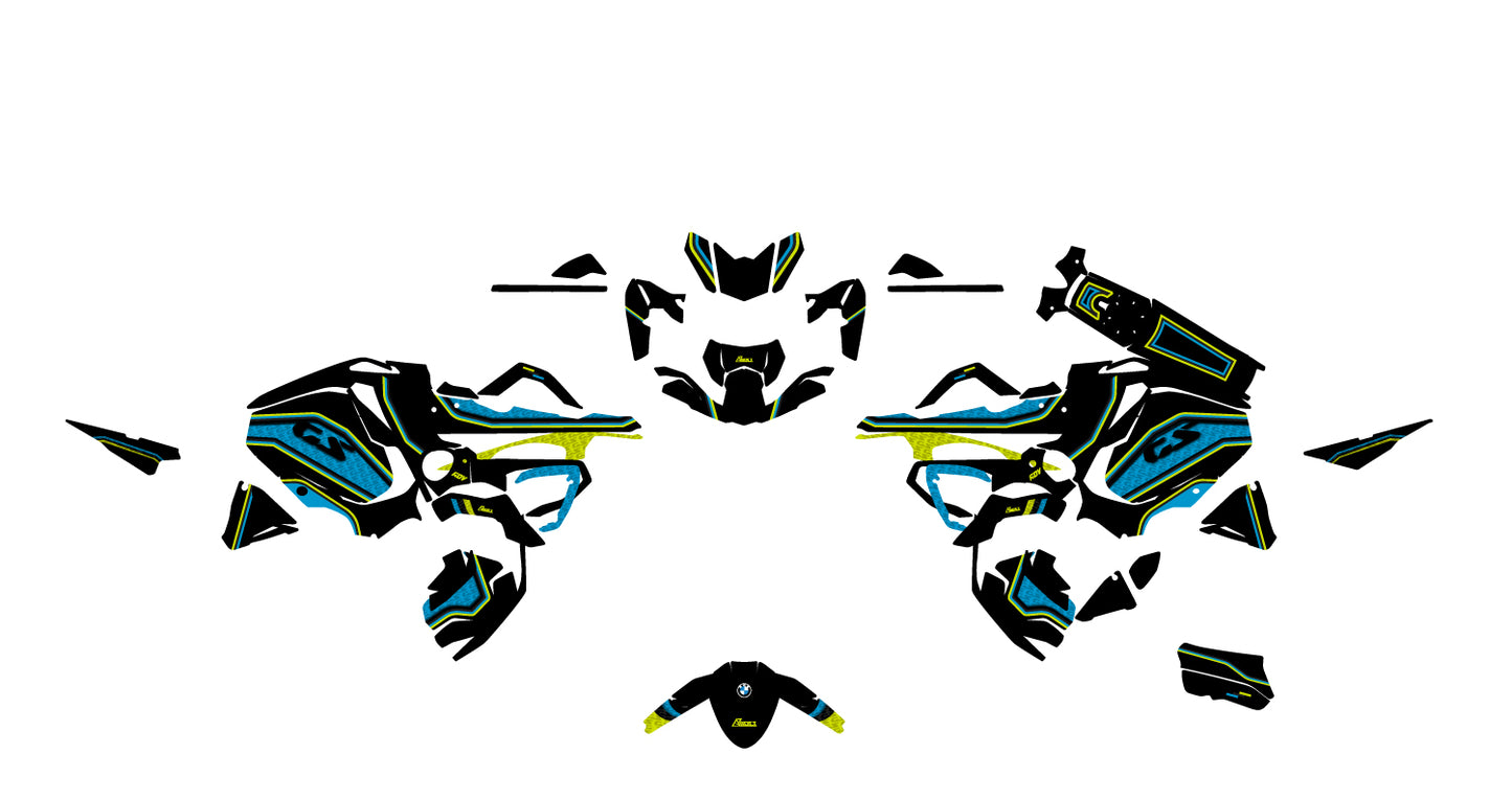 BMW R1200 | R1250 GS Adventure Kit de pegatinas - Edición Icono