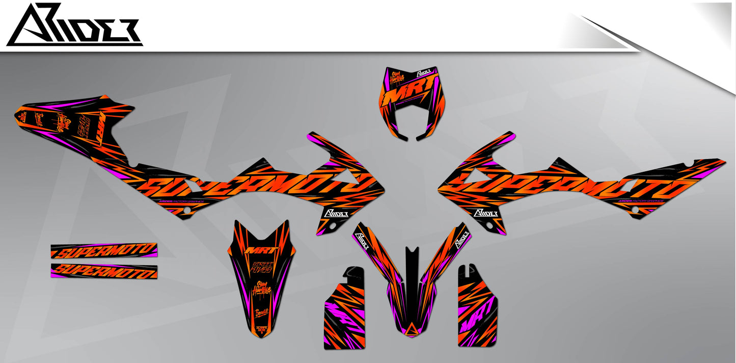 Graphics Kit suitable for Rieju MRT 50 / 125 - Duo Edition