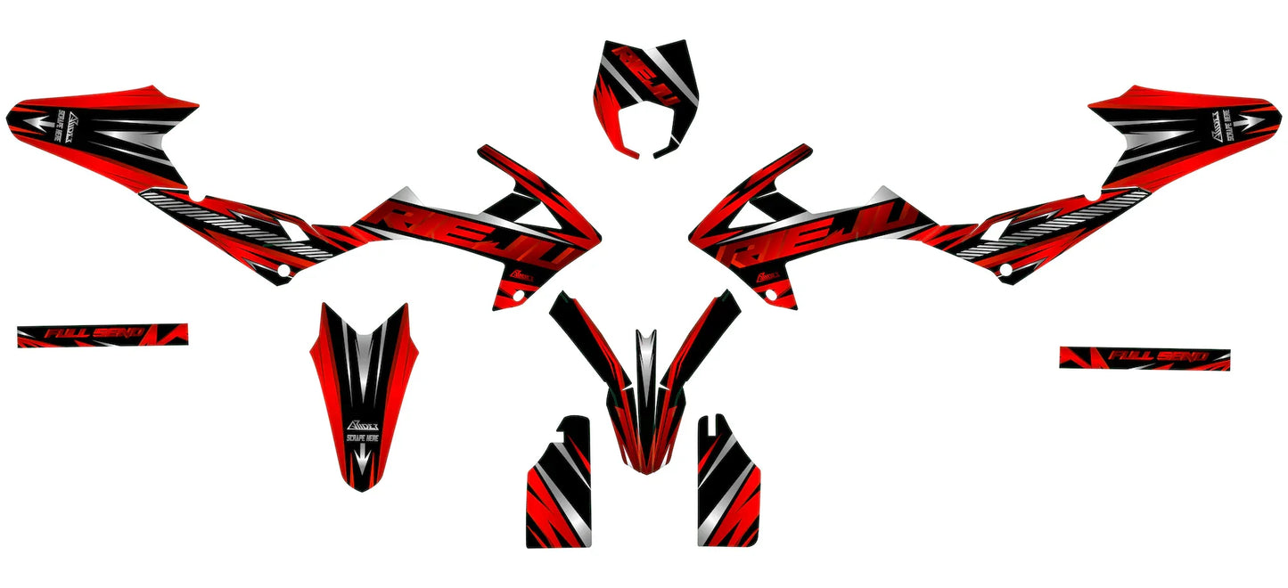 Dekor passend für Rieju MRT 50 / 125 - Duplex Edition - Arider