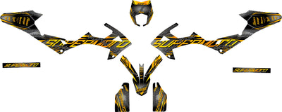 Dekor passend für Rieju MRT 50 / 125 - Razor Edition - Arider