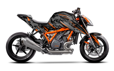 Dekor passend für KTM Super Duke 1290 R - Skull Edition - Arider