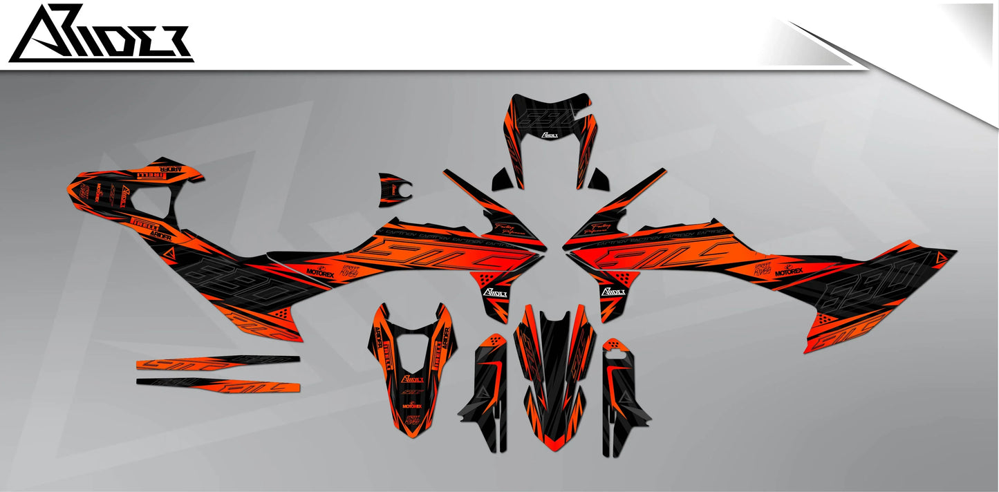 Dekor passend für KTM 690 SMC-R - Division Edition - Arider