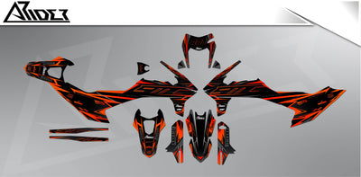 Graphics Kit suitable for KTM 690 SMC-R - Phase Edition