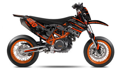 Graphics Kit suitable for KTM 690 SMC-R- Skull Edition